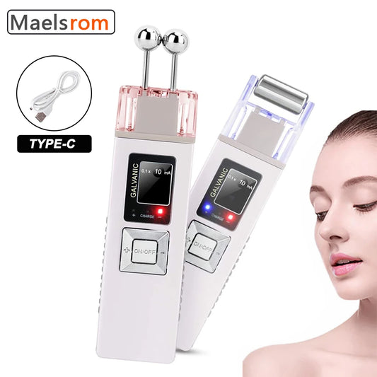 2-In-1 Micro Current EMS Facial Lifting And Firming Beauty Device Used For Deep Facial Cleansing Import And Export for Beauty - Global Mix
