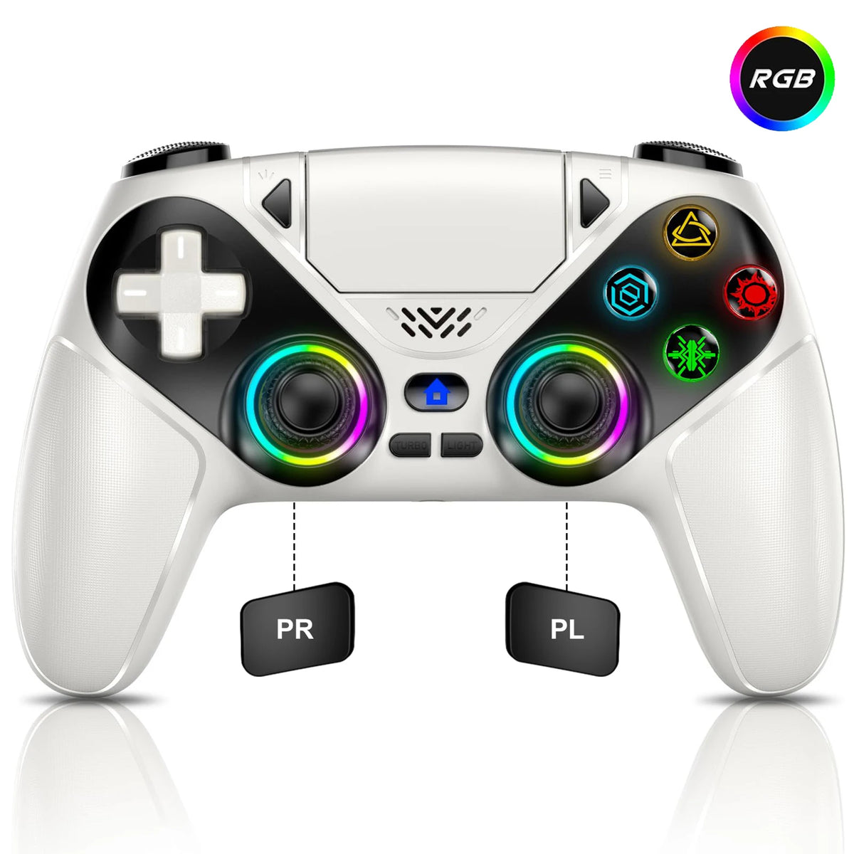 Wireless RGB Controller for PS5 & PC
