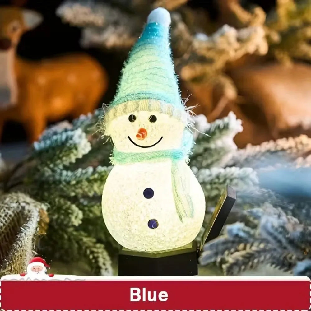 Solar Snowman LED Garden Light — Global Mix holiday decor image 13
