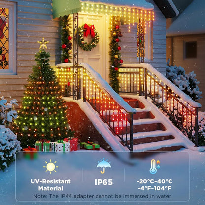 RGBIC Smart Christmas Tree Lights – 400 LED