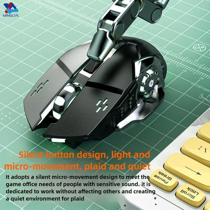 Rechargeable Wireless Gaming Mouse Bluetooth USB E-Sports Backlight