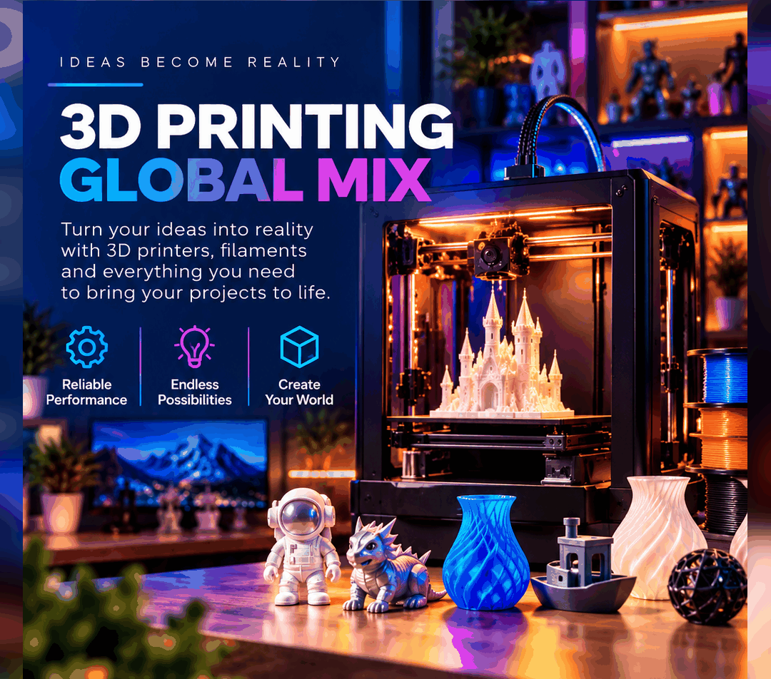 Global Mix 3D Printing mobile
