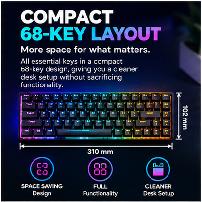 AJAZZ NK68 compact 68-key layout