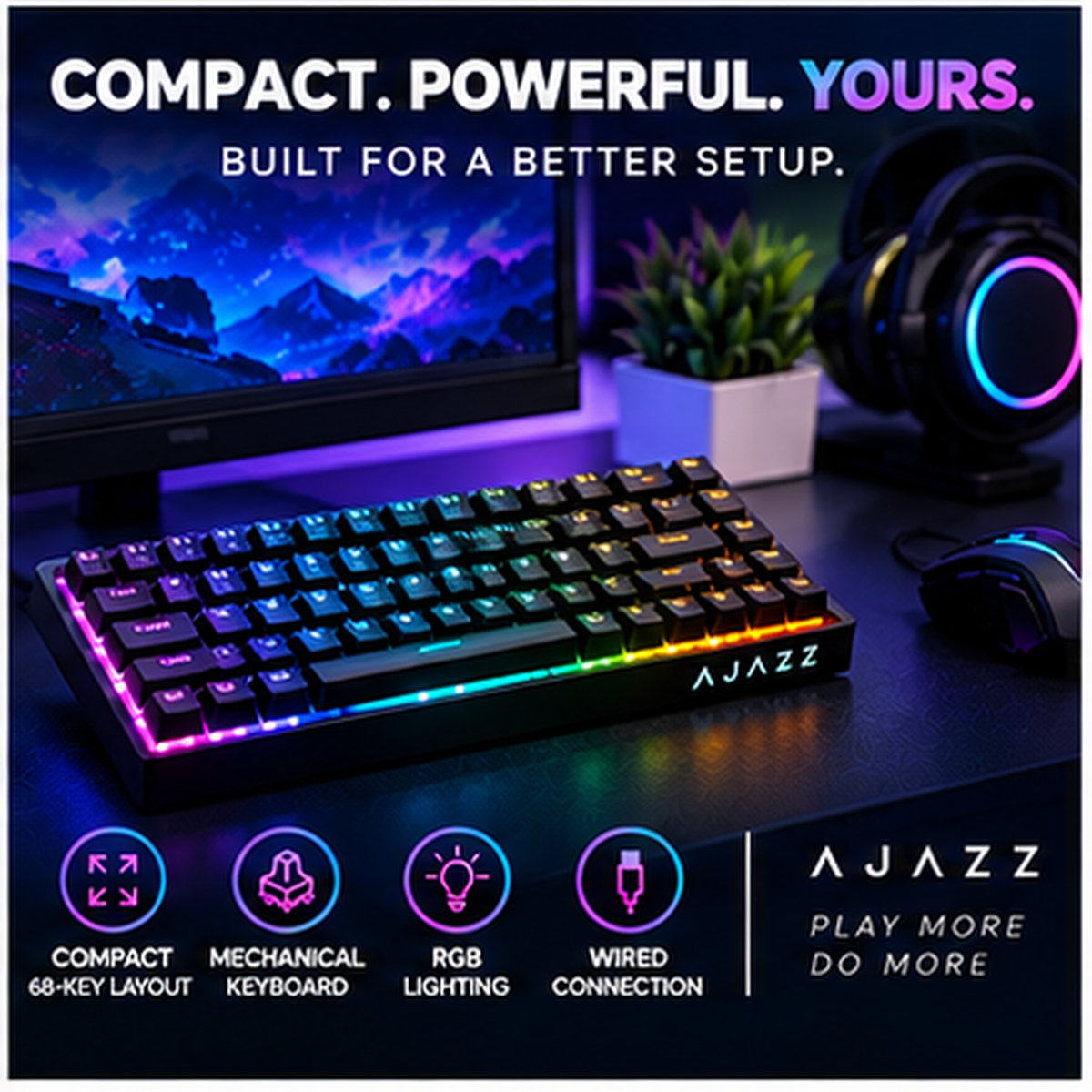 Aero68 mechanical RGB keyboard
