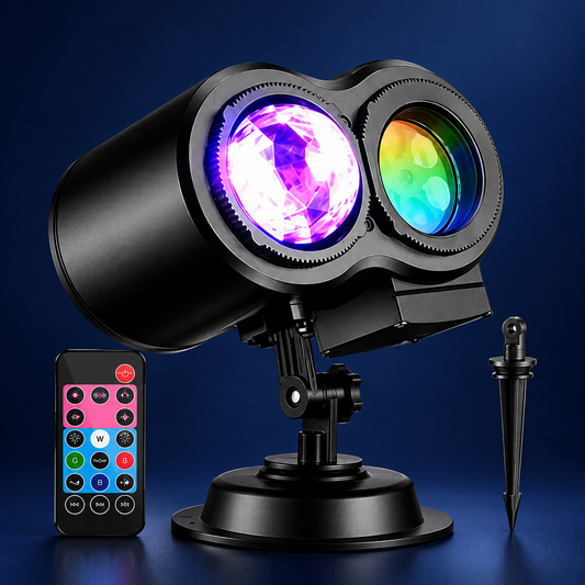 2-in-1 Outdoor Christmas Projector Light