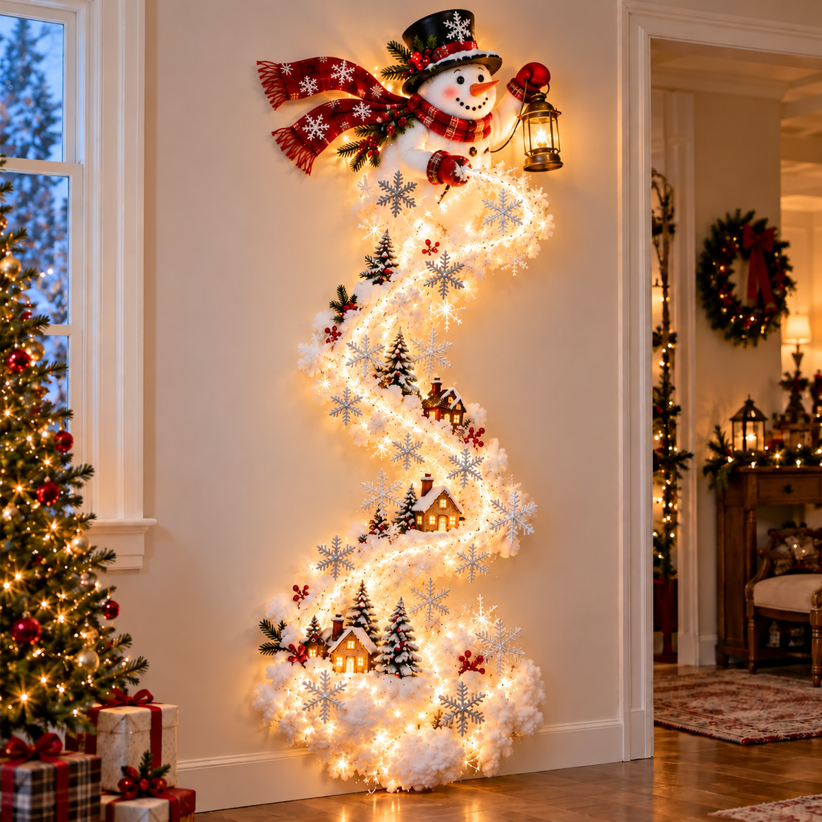 Christmas Magic Trail LED Wall Light