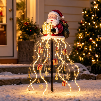 Santa Magic Fountain LED Garden Light